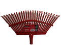 Corona Heavy Duty Fixed Tine Shrub Rake Head Replacement, Red, 62001-8